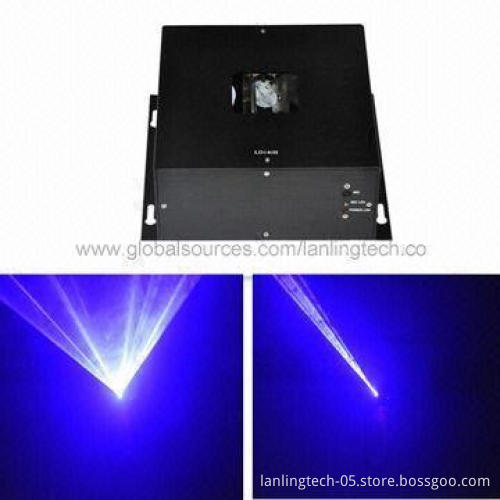 300mW Blue Single Tunnel Fat Beam Laser Light, 10 to 12mm Beam Diameter